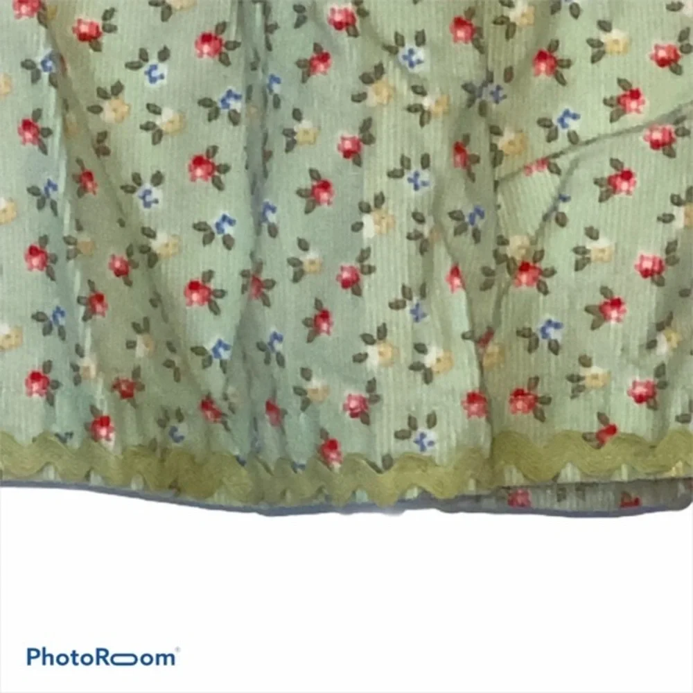 Vintage Two Friends Tiered Floral Gingham‎ Skirt 18 Months Cottagecore Prairie